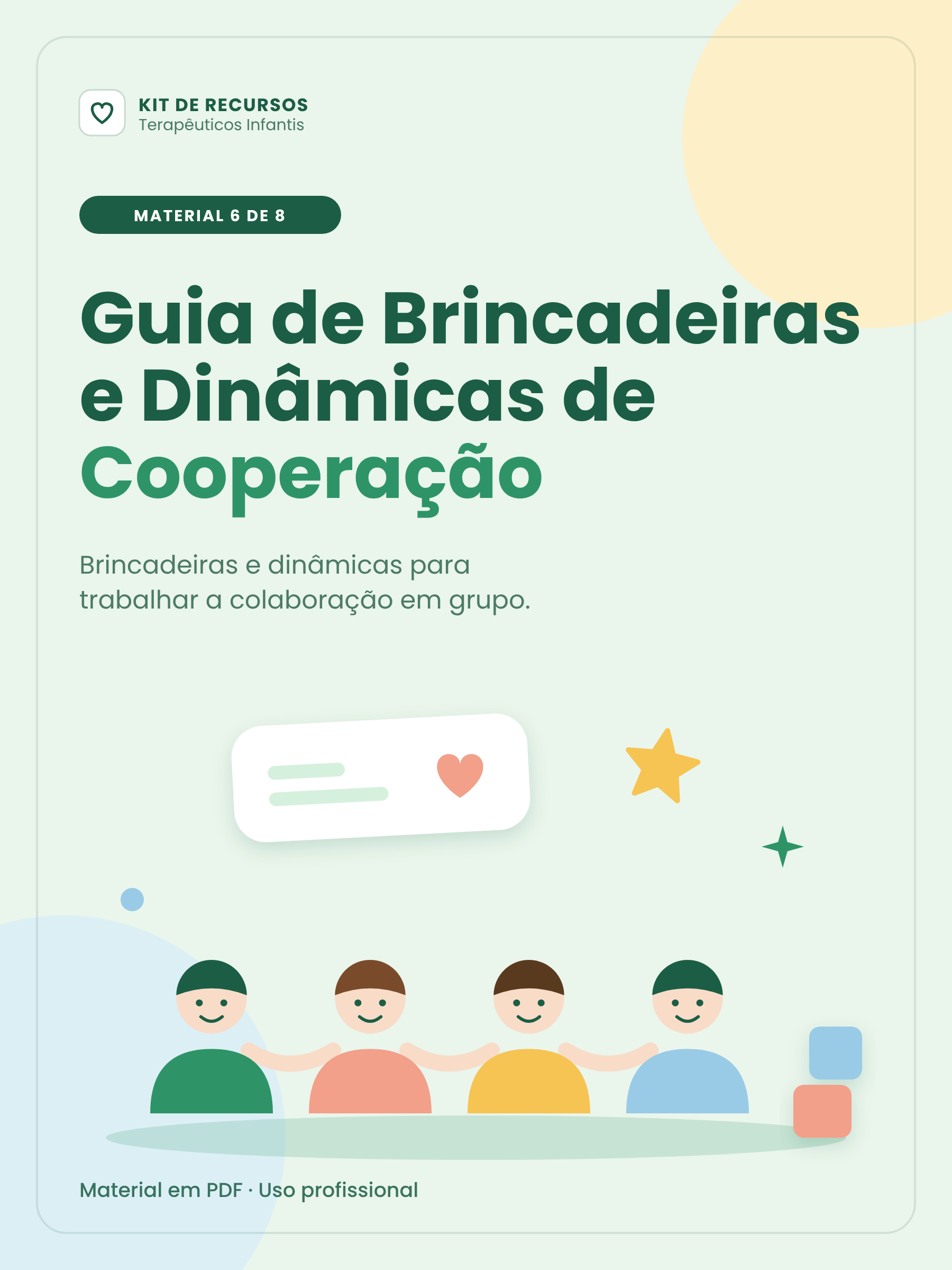 Guia de Brincadeiras e Dinâmicas de Cooperação